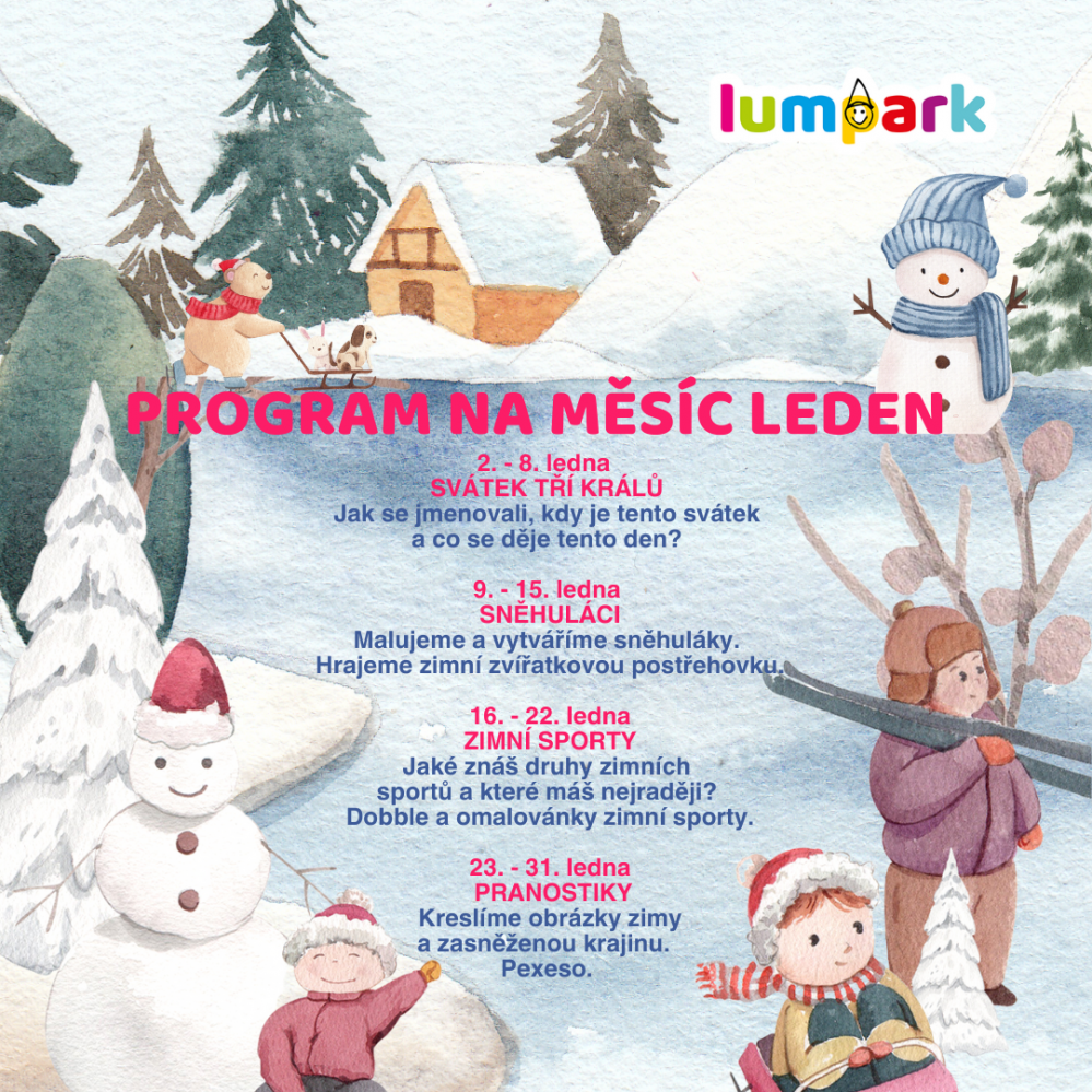 Program na měsíc leden