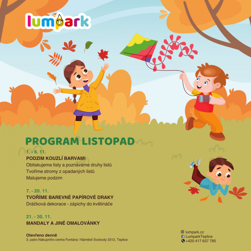 Program na měsíc listopad